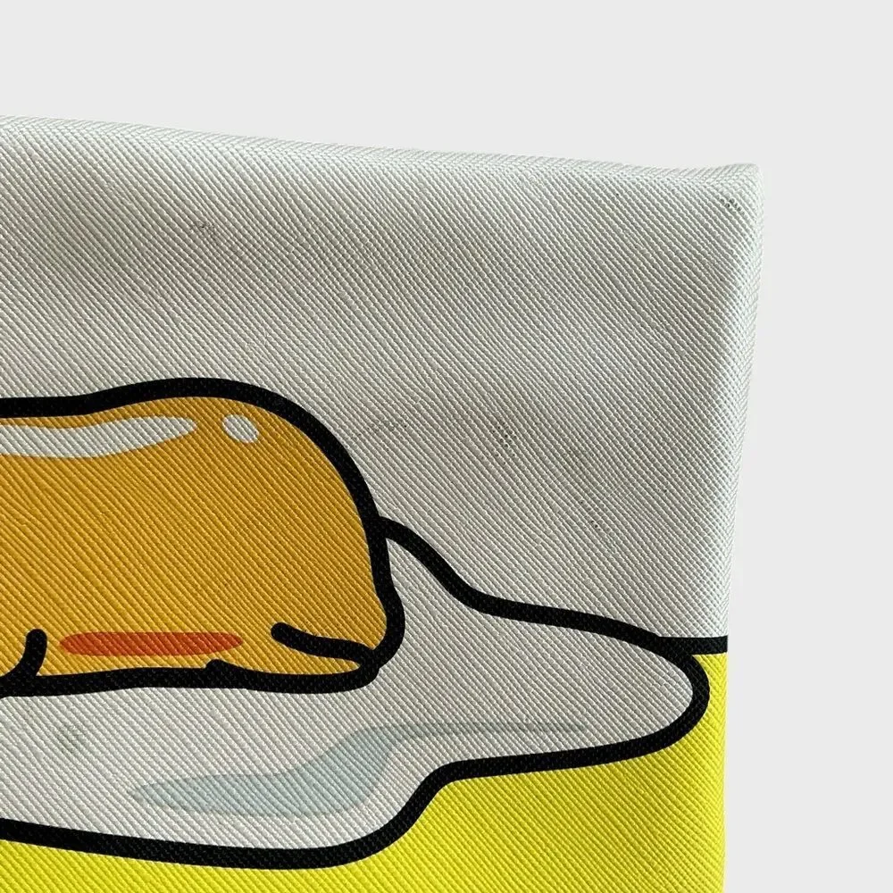 Sanrio Gudetama Ipsy Flat Cosmetic Bag Makeup Pouch Travel Case